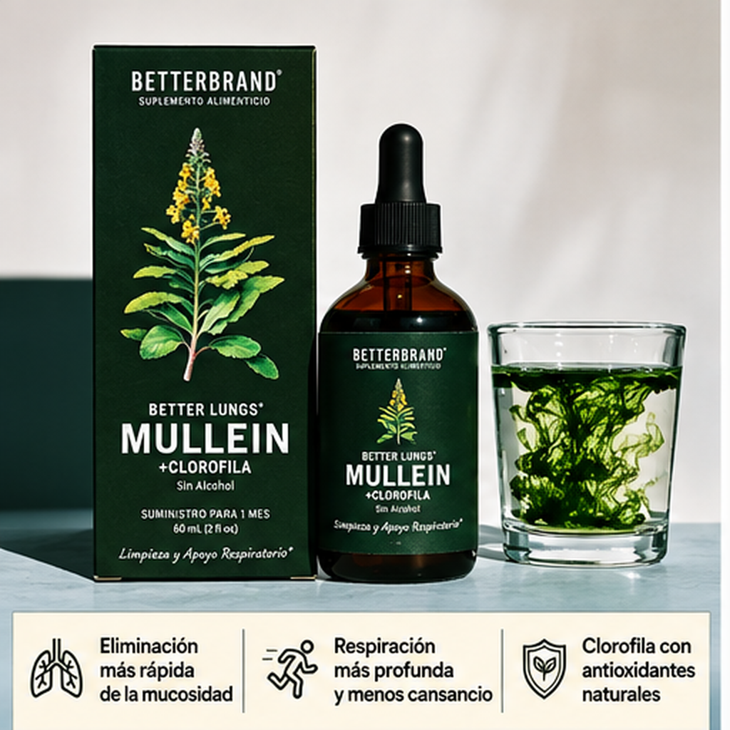 BETTERBRAND MULLEIN DETOX PULMONAR 60 ML